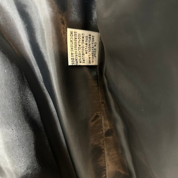 Talbots Women’s Pant Suit sz 16  Black & White Italian Wool Blend Tweed Lined - Picture 7 of 7